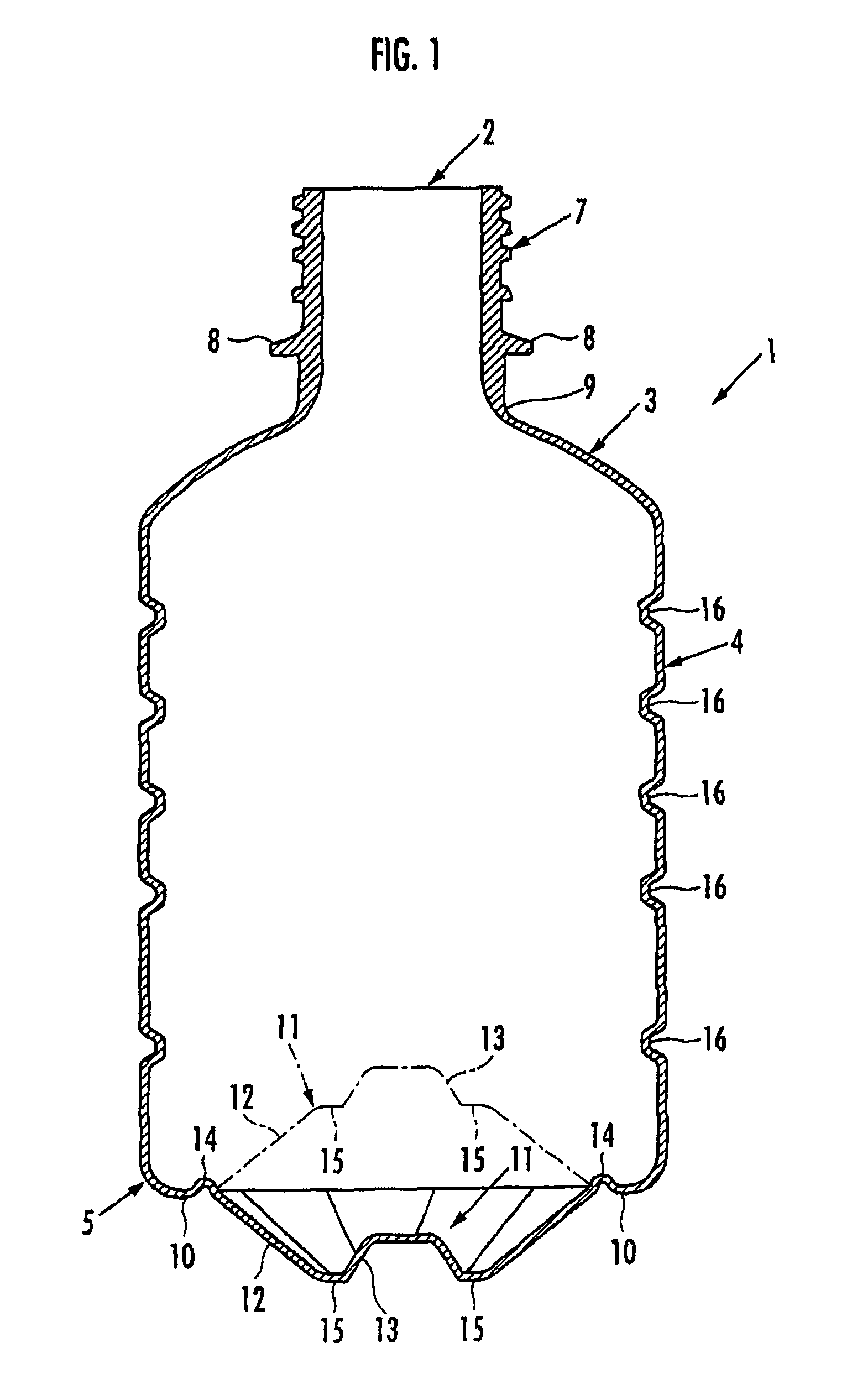 Method and device for producing content filling bottle