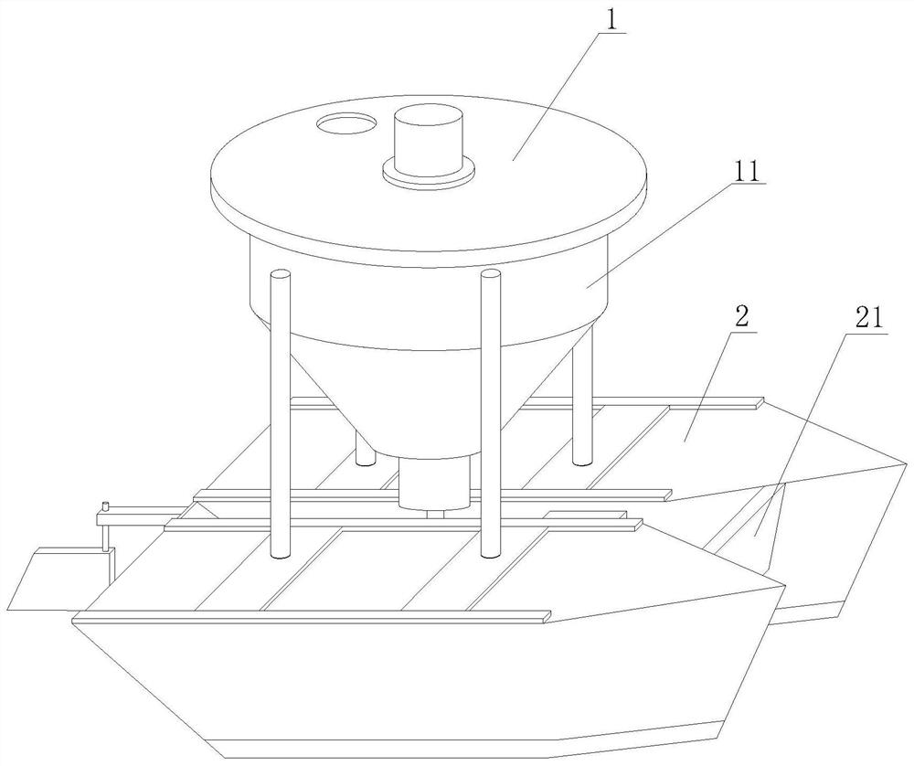 Feed scattering device for aquaculture