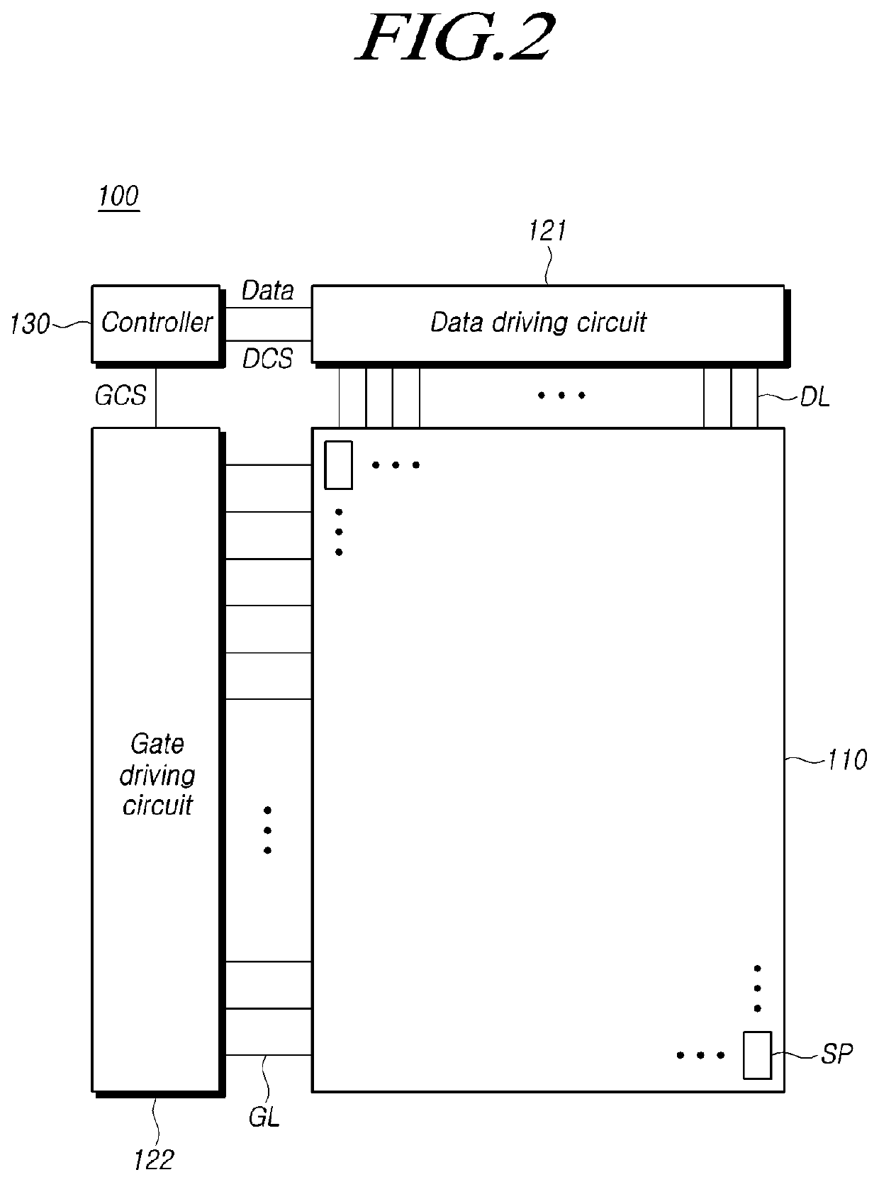 Stretchable display device, panel driving circuit and the method of driving the same