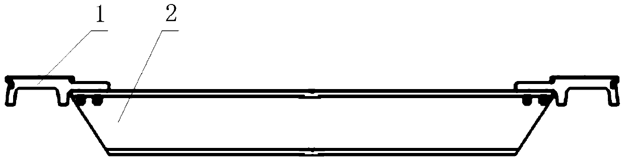 F-shaped steel rail with wear-resistant layer