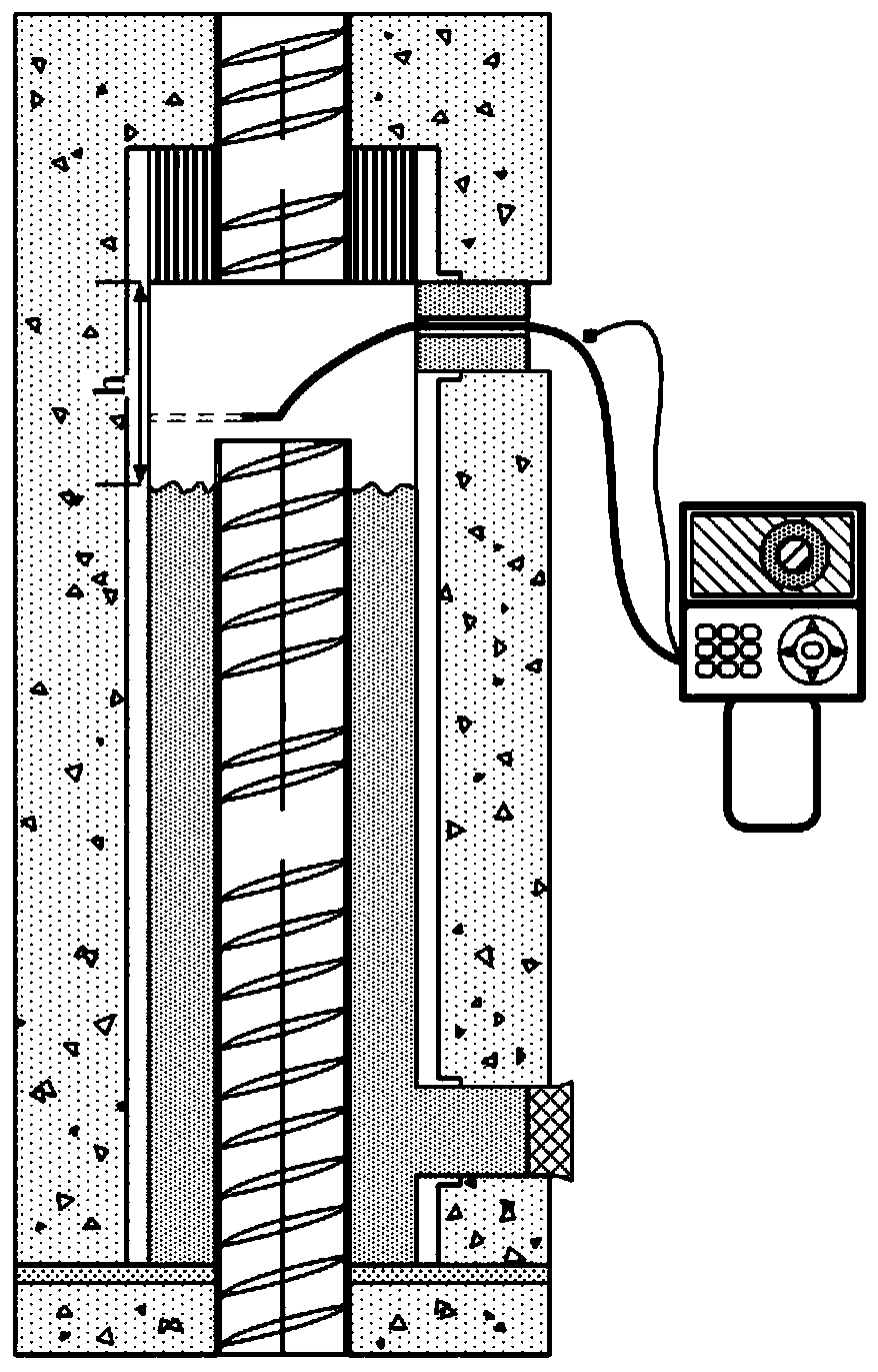 Laser scaleplate endoscopic sleeve grouting defect detecting device and method