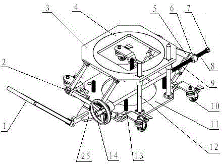 Helicopter pod loading and unloading operation platform