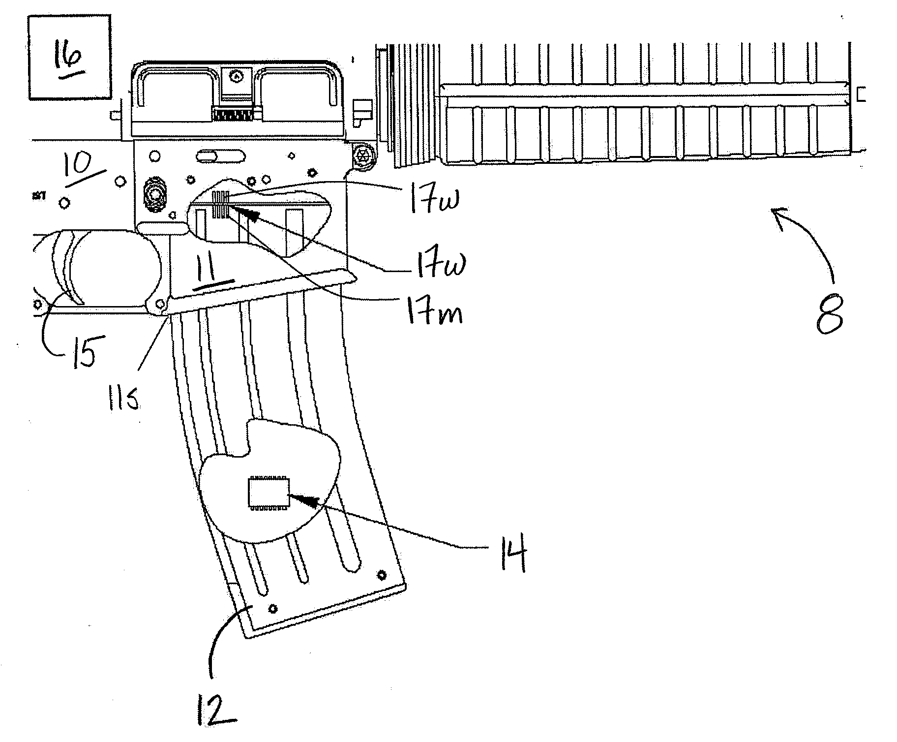 Smart magazine for a weapon simulator and method of use