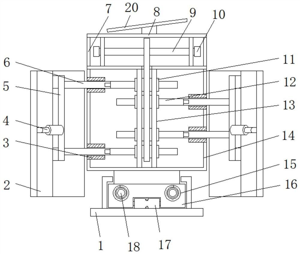 Width limiting device for roads