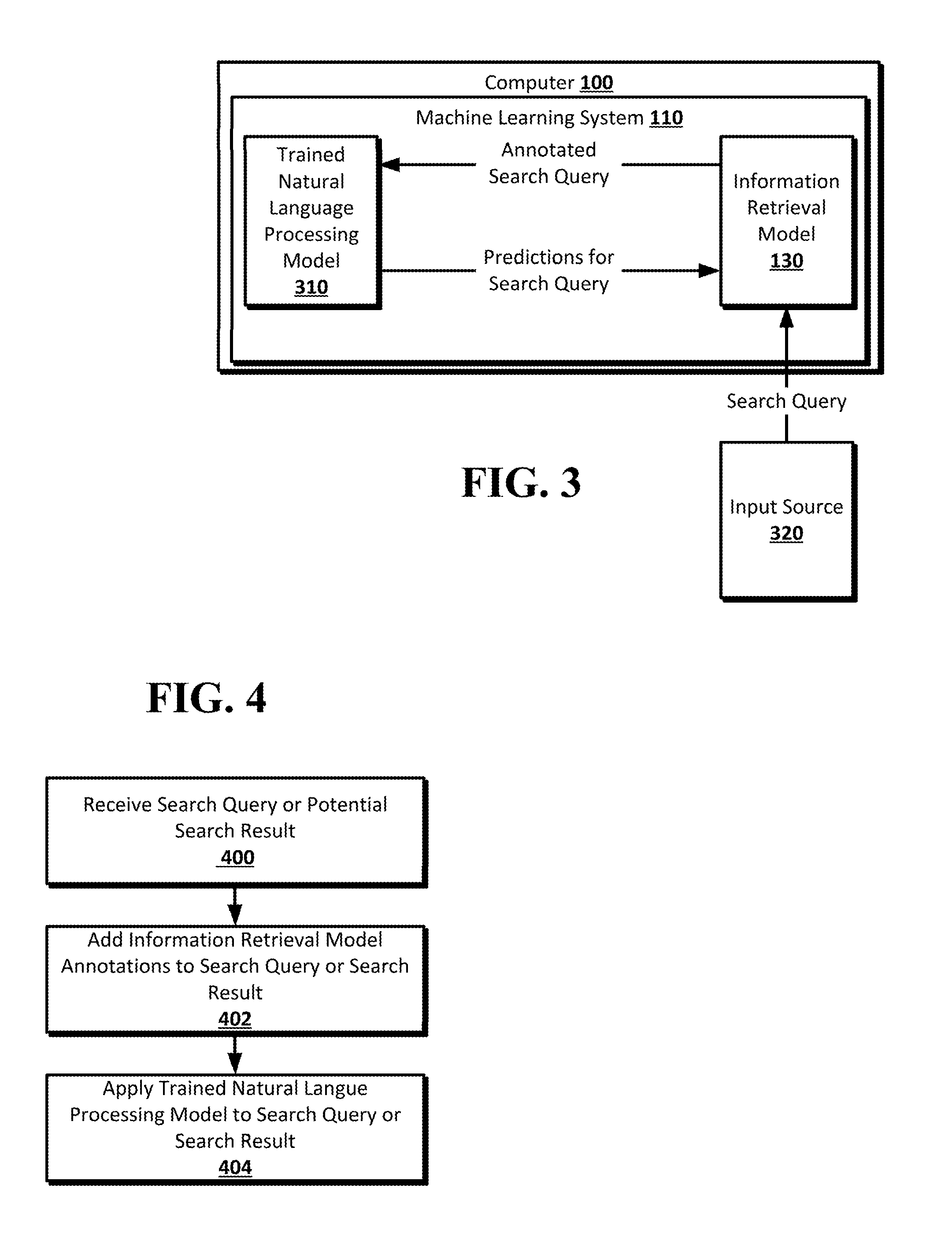 Training a natural language processing model with information retrieval model annotations