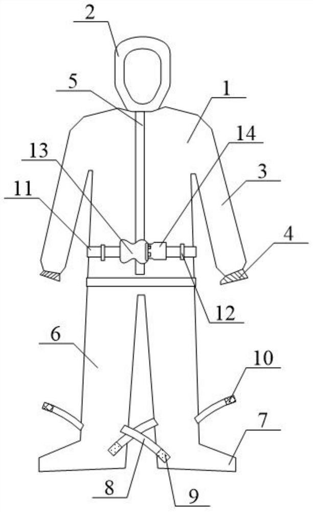 Ultralight lead-free medical flexible X-ray shielding clothes and preparation method thereof