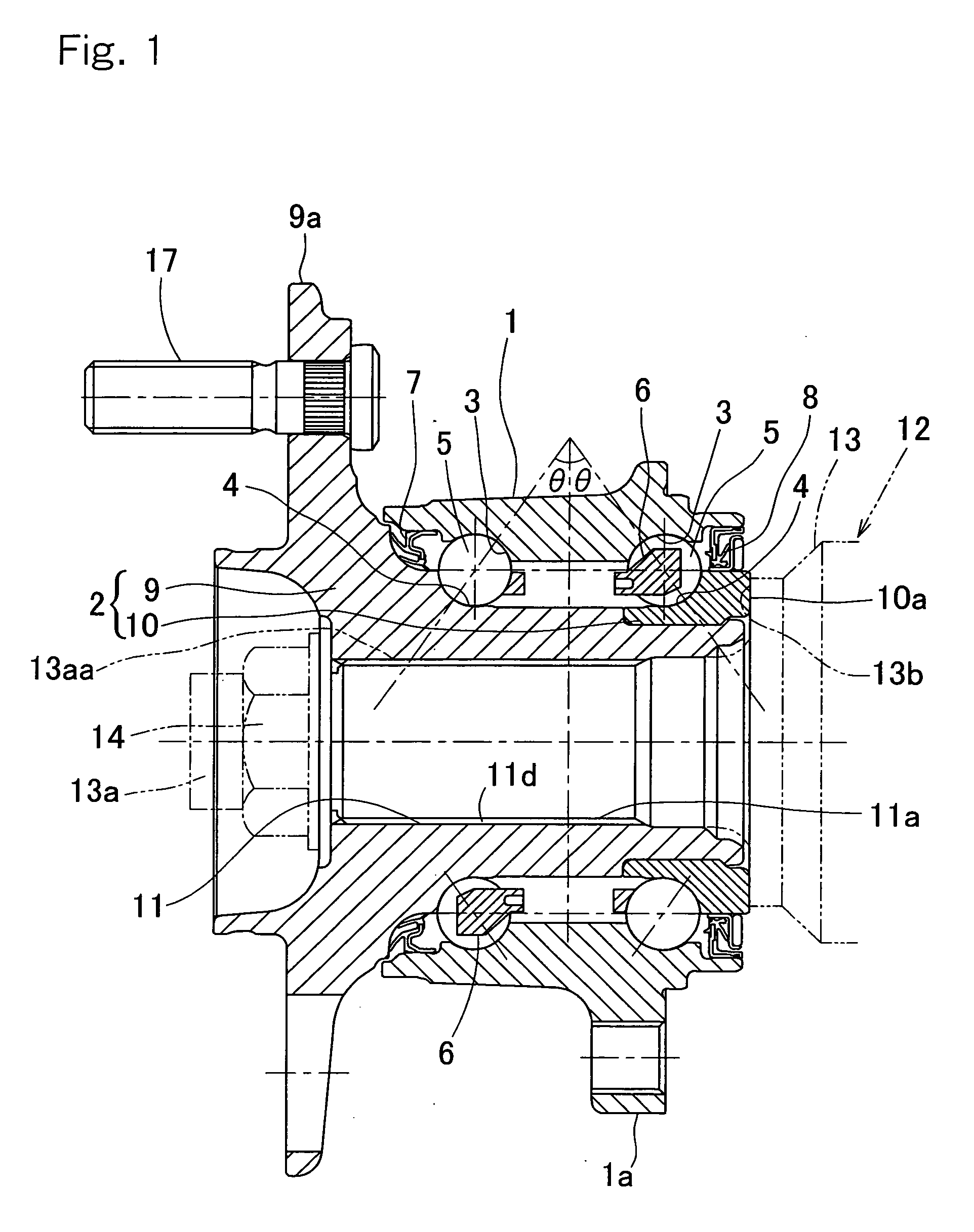 Wheel Support Bearing Assembly and Method of Manufacturing the Same