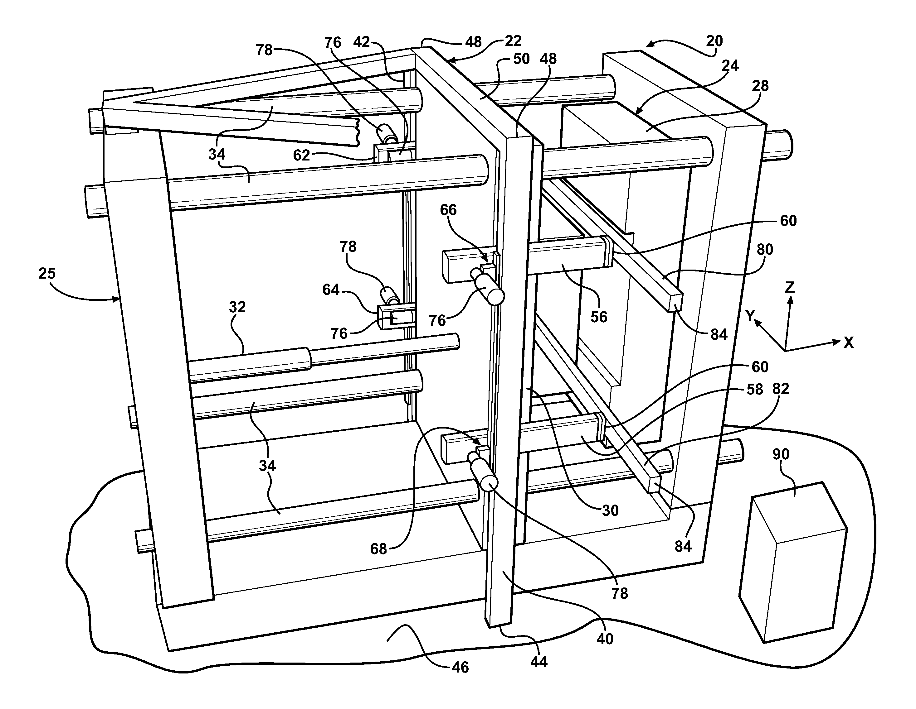 Part transfer system and method