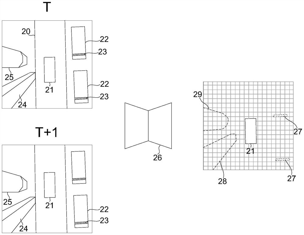 Vehicle travelable area detection method and system and automatic driving vehicle adopting system