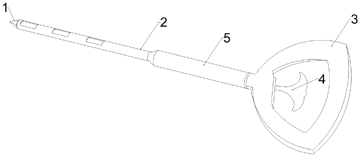 Multi-functional bone marrow random inspection needle