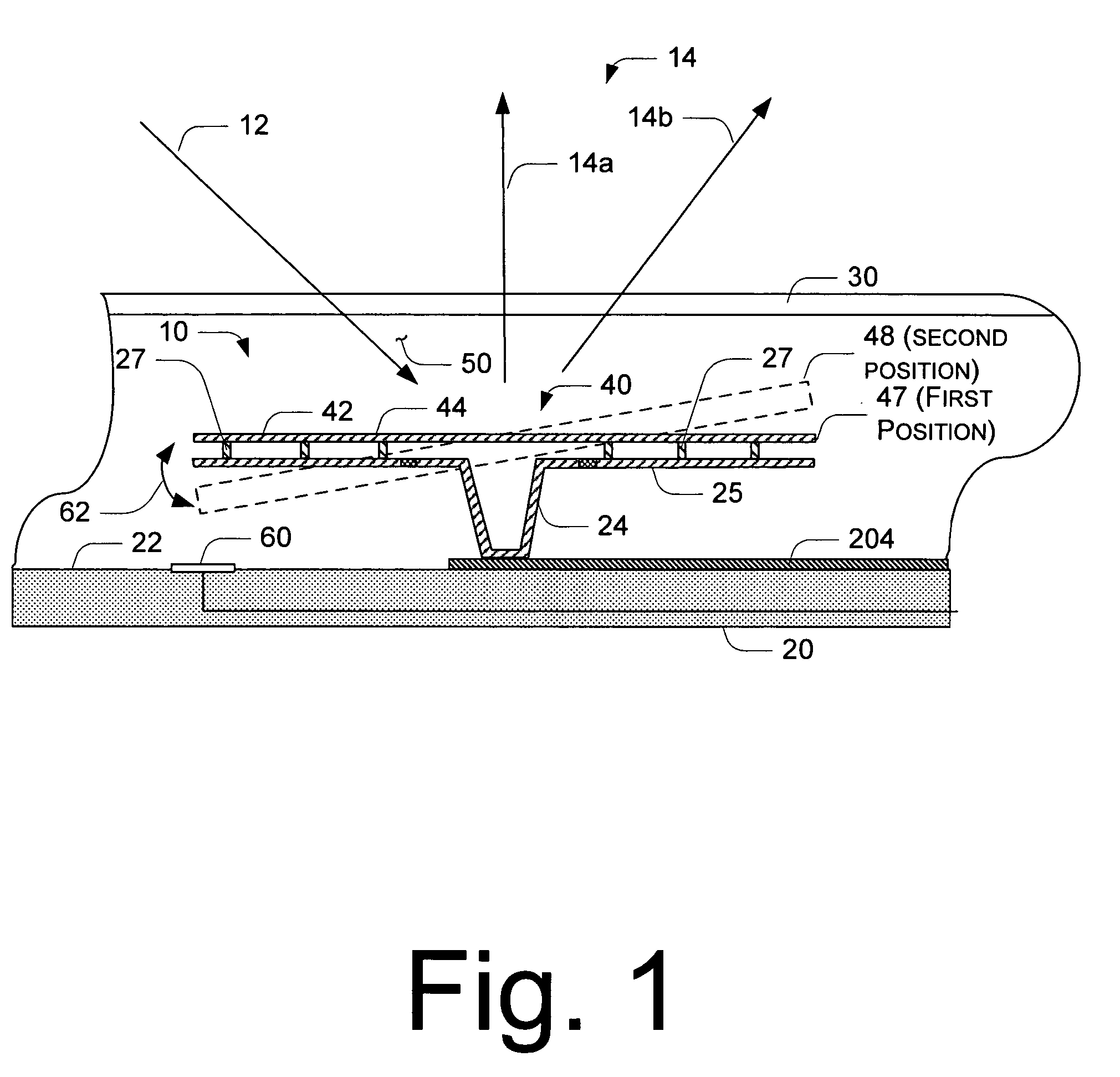 Method for forming a planar mirror using a sacrificial oxide