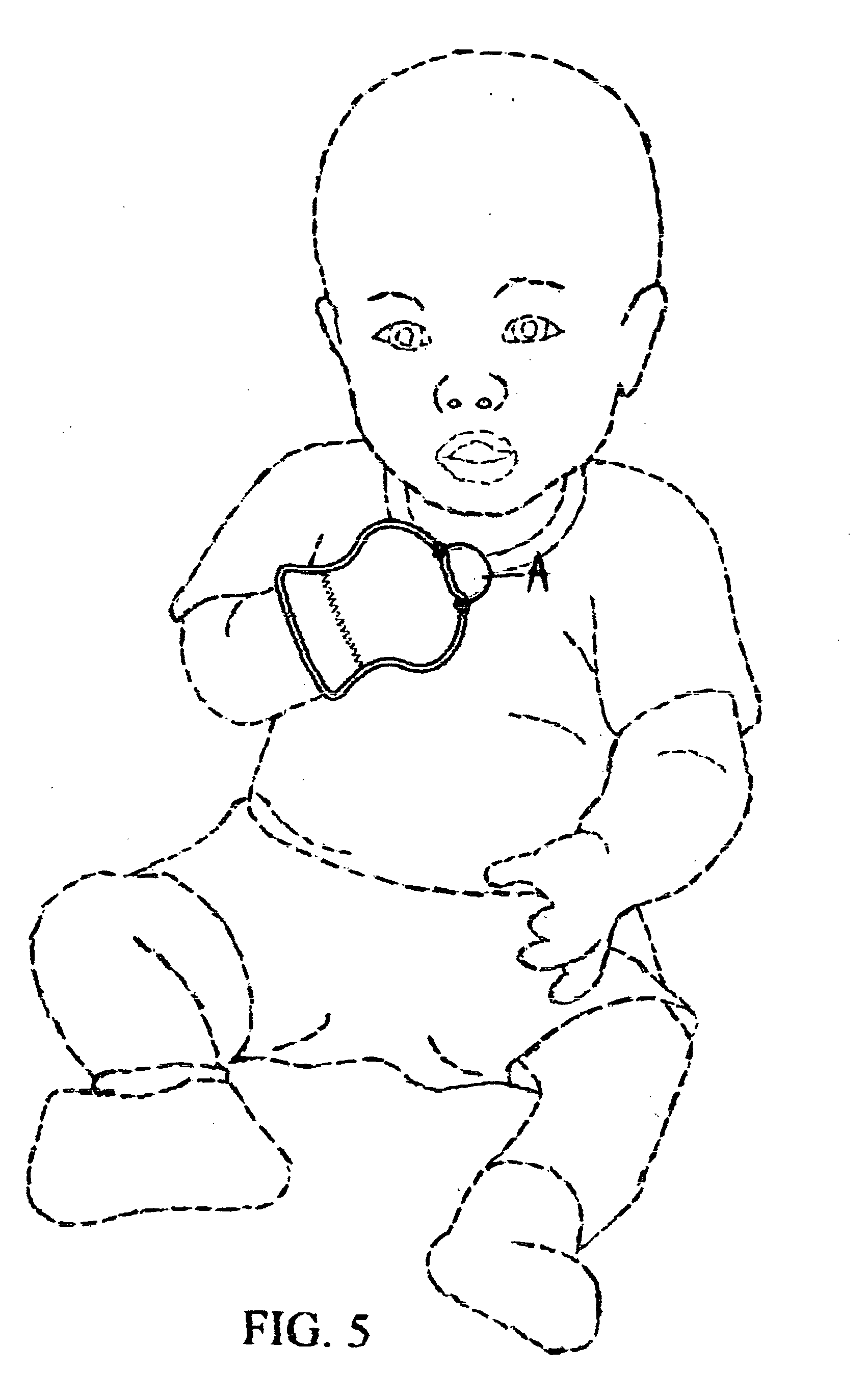 Mitten teether/pacifier