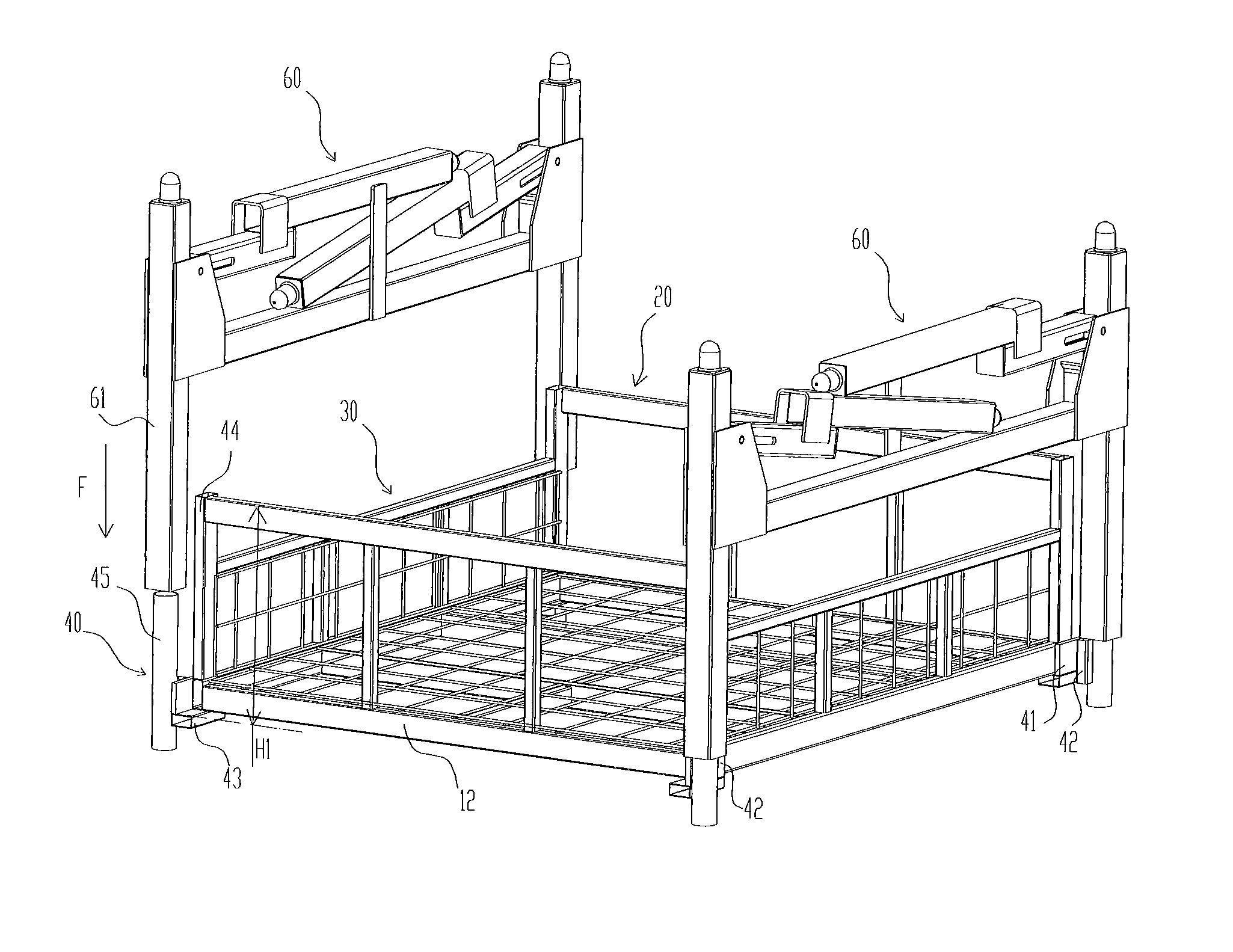 Pallet container