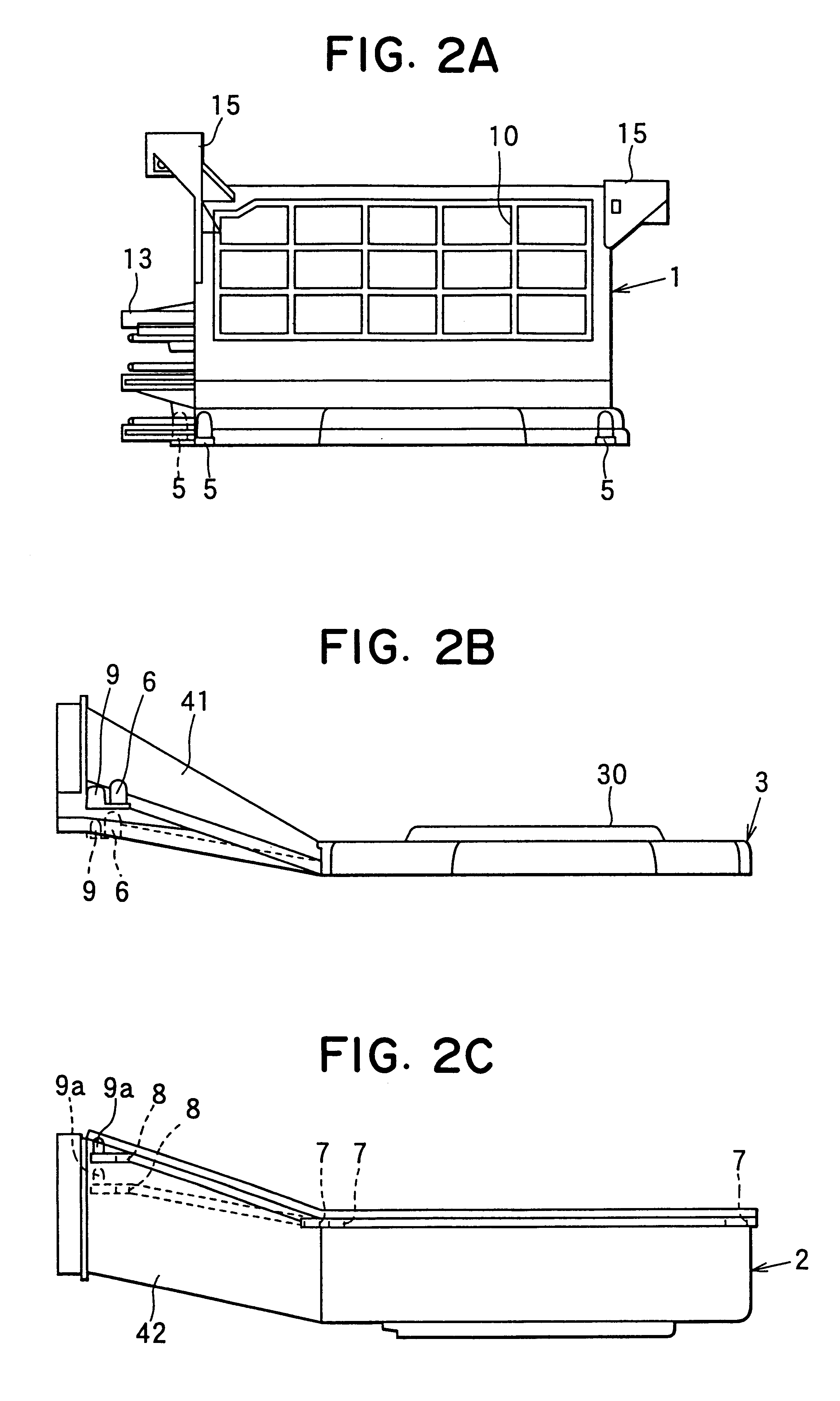 Case assembling structure of blower unit