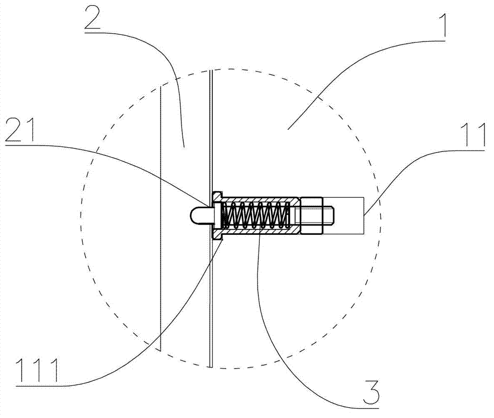 Furniture wall surface panel installation structure