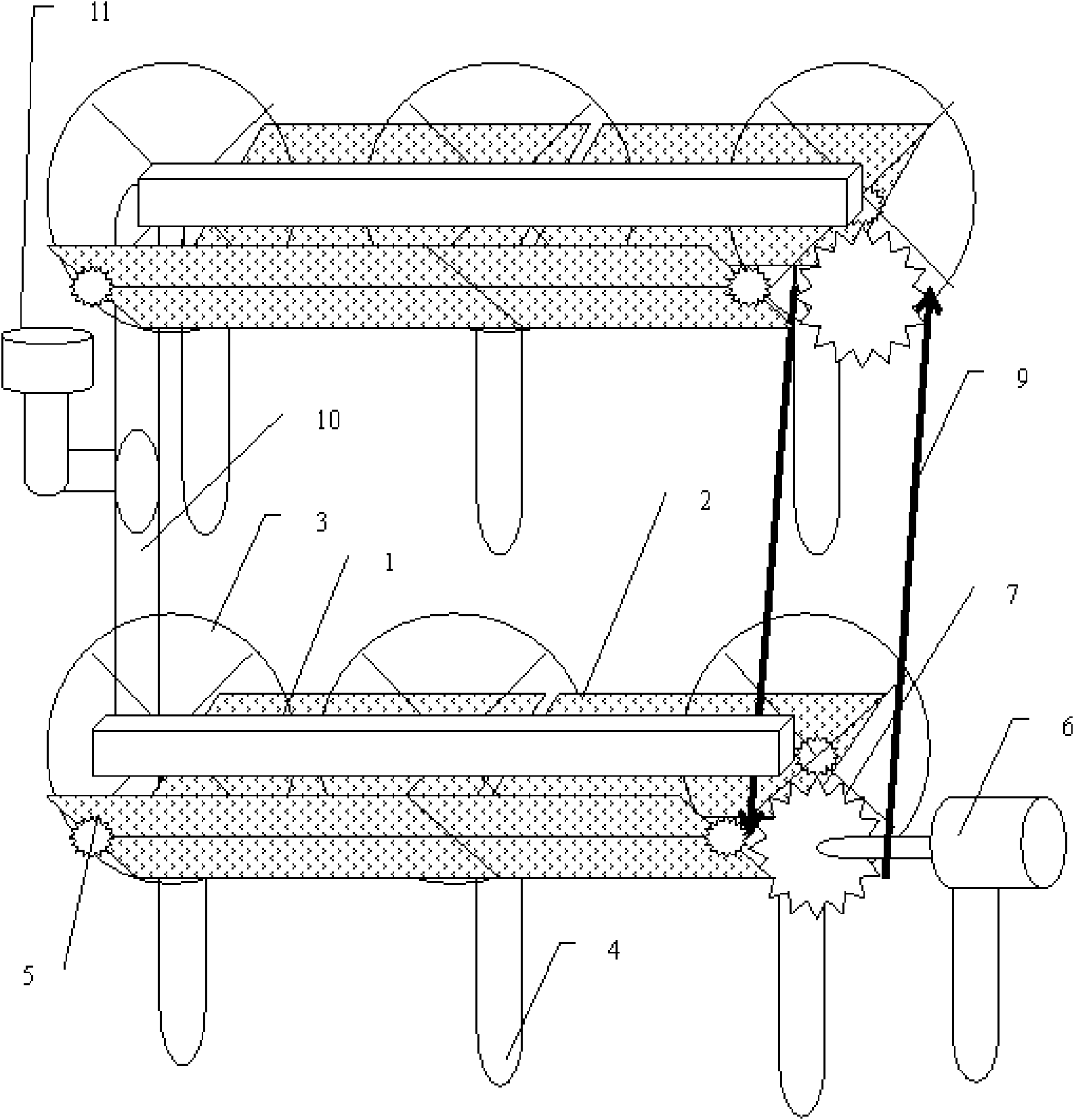 Solar linear zooming and unidirectional tracking plane unitization system