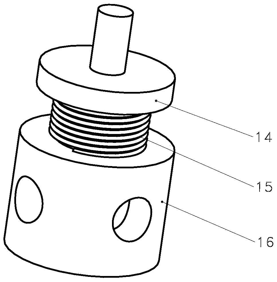 Temperature control driving characteristic testing device for shape memory alloy spring