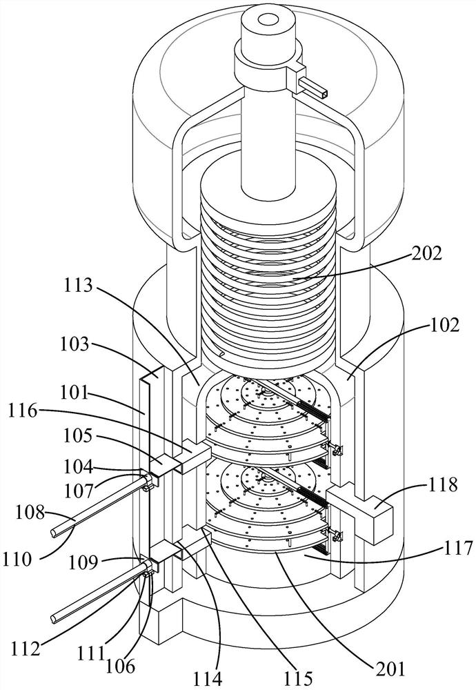 Biomass fuel particle combustion equipment