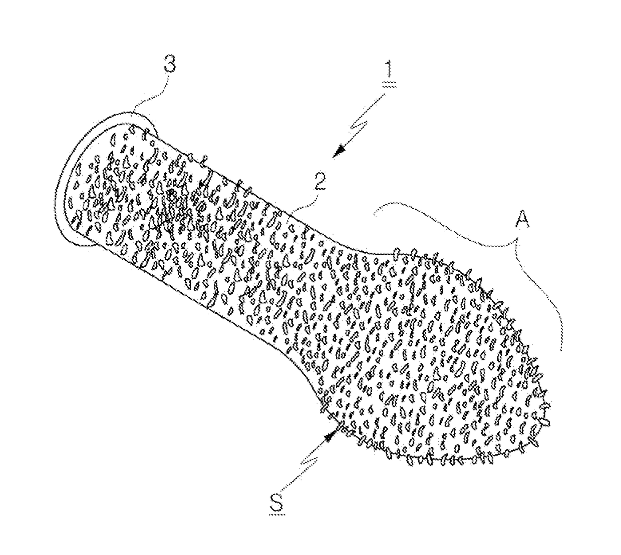 Condom having improved functionality