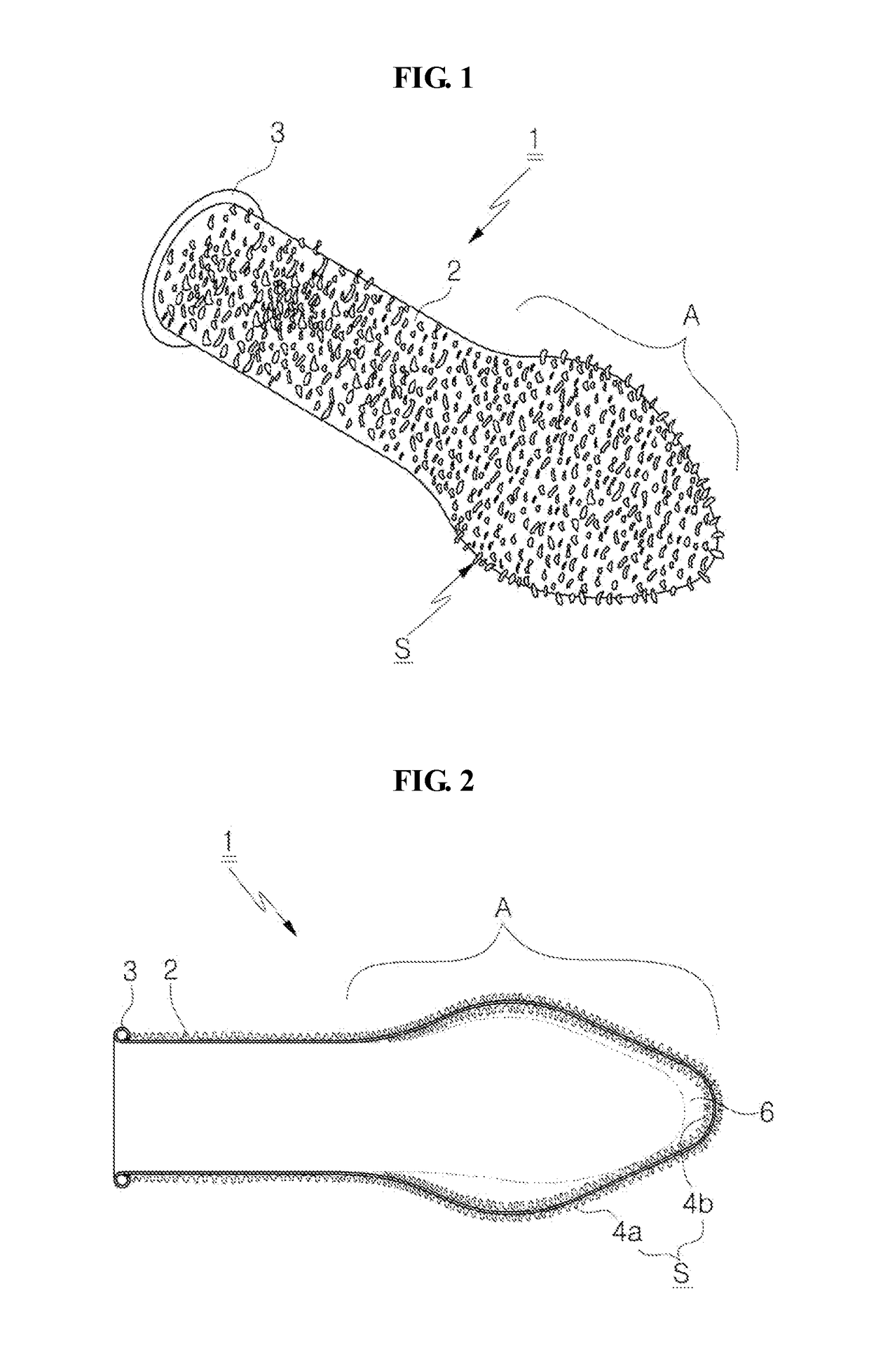 Condom having improved functionality