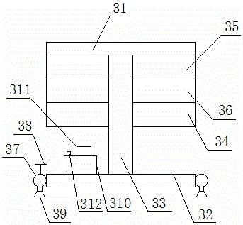 Movable type odor removing waste product storehouse