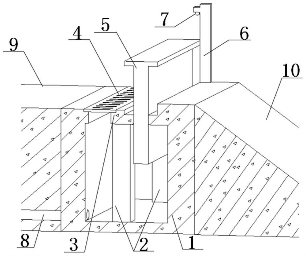 Automatic lifting type water retaining structure