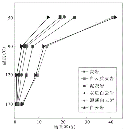 Buried hill fissure heat liquid filling simulation experiment method