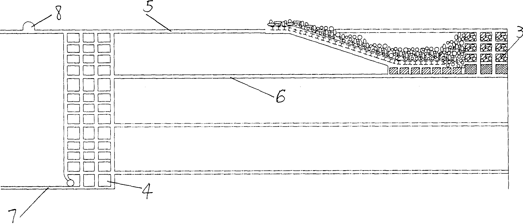 Coal-minin method of high-dipping thick seam