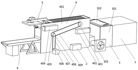 Chicken manure drying device utilizing chicken house ventilation waste heat