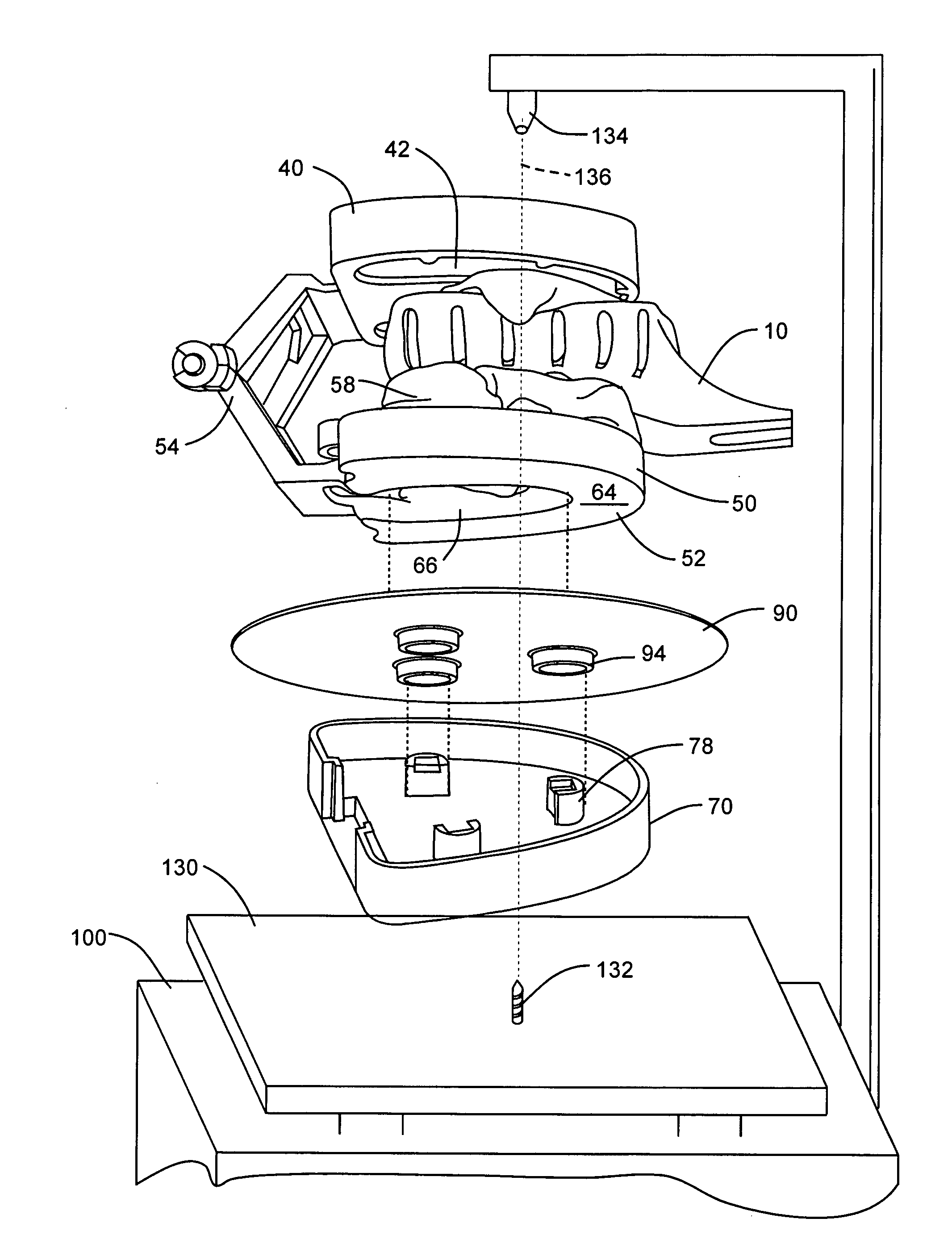 Dental modeling system with drillable tray base