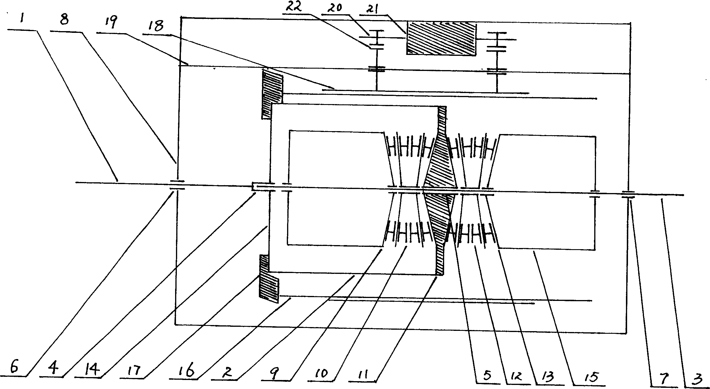 Pulsating stepless transmission