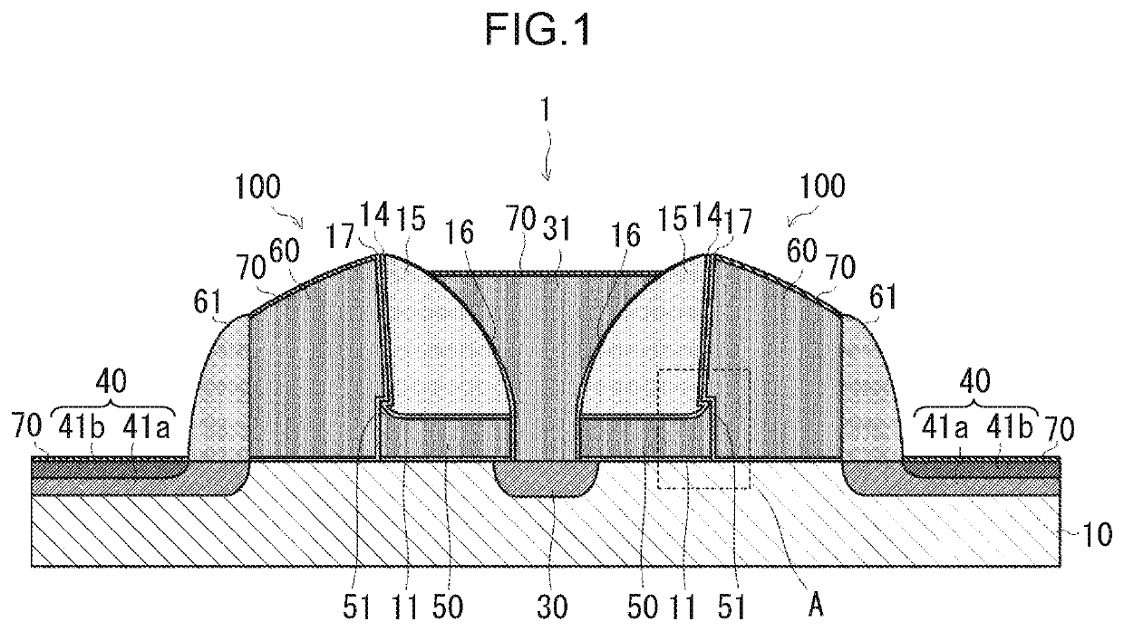 Semiconductor device and semiconductor device manufacturing method