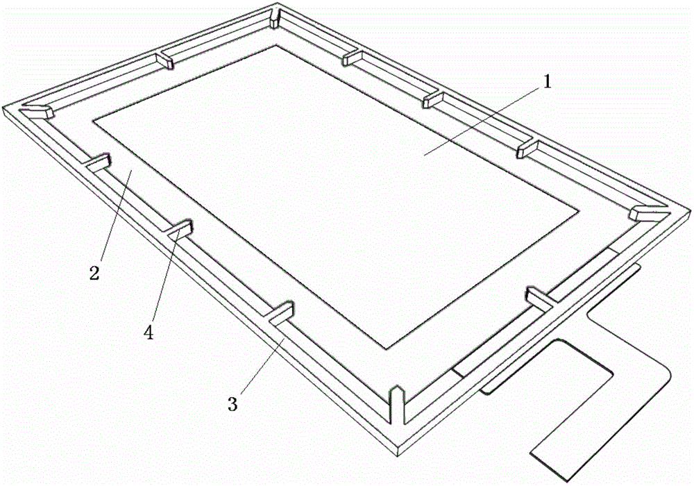 Scraper type jelly glue full binding method