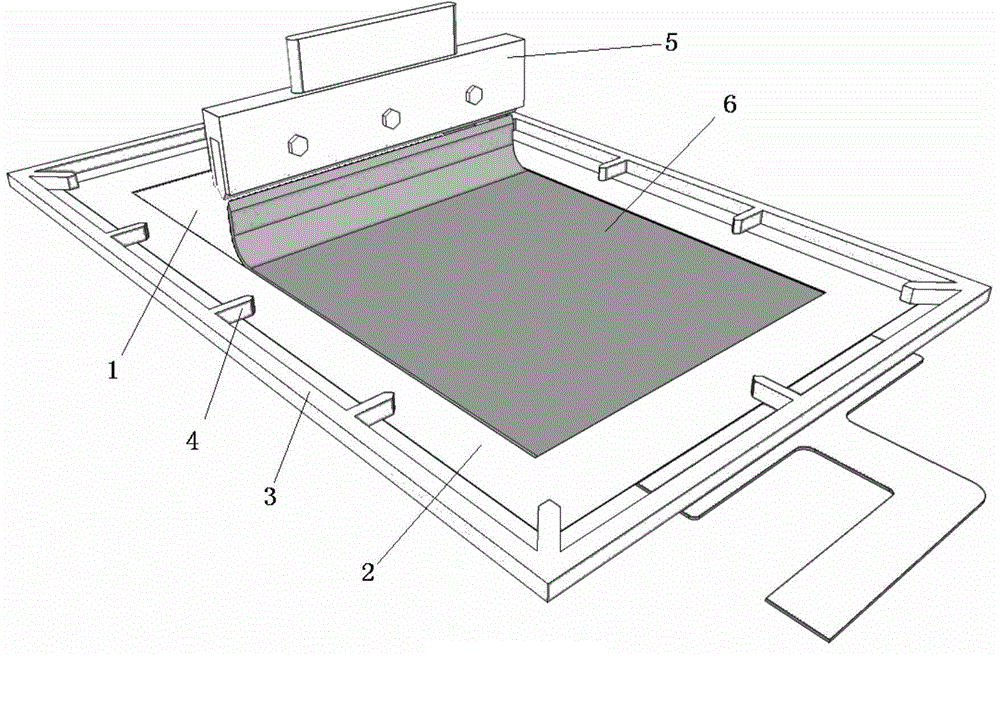 Scraper type jelly glue full binding method