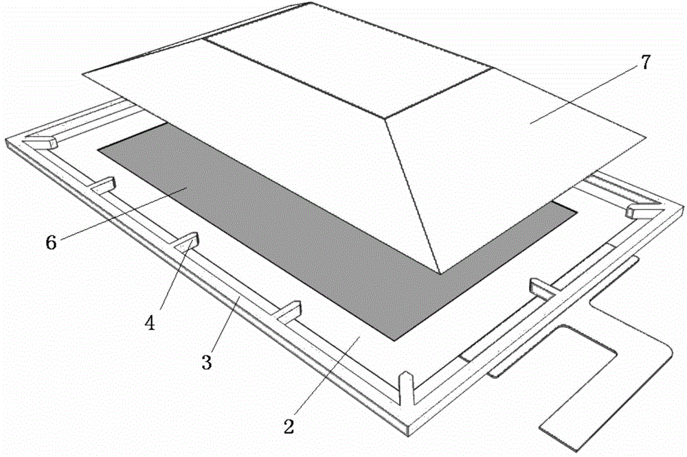 Scraper type jelly glue full binding method