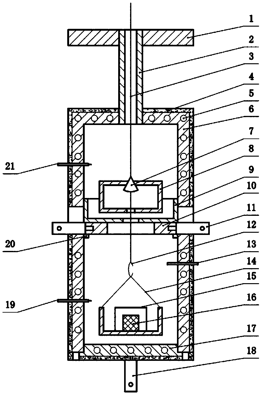 A device for continuous measurement of thermal stability of explosive powder column