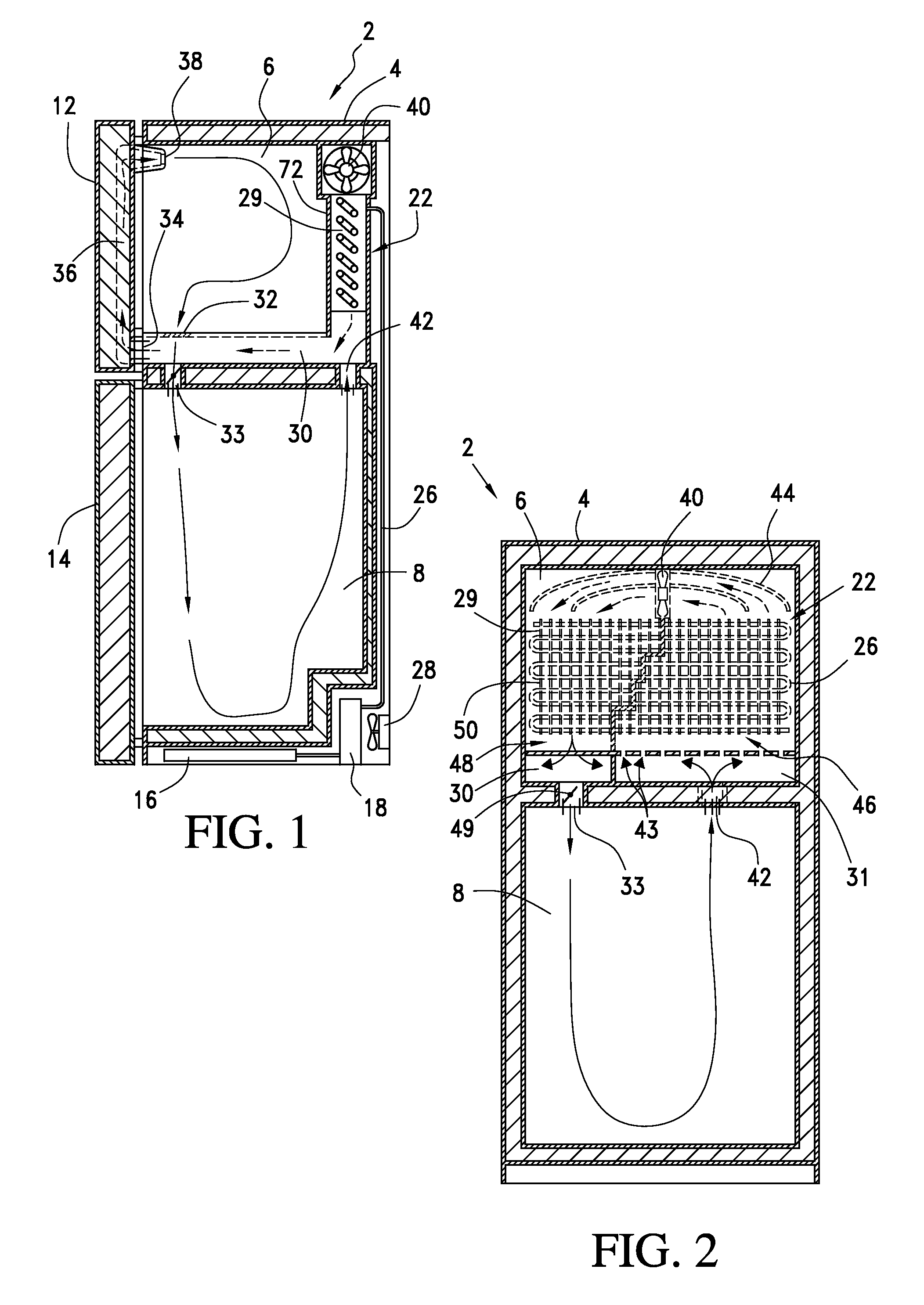 Refrigerator accelerated heat exchanger