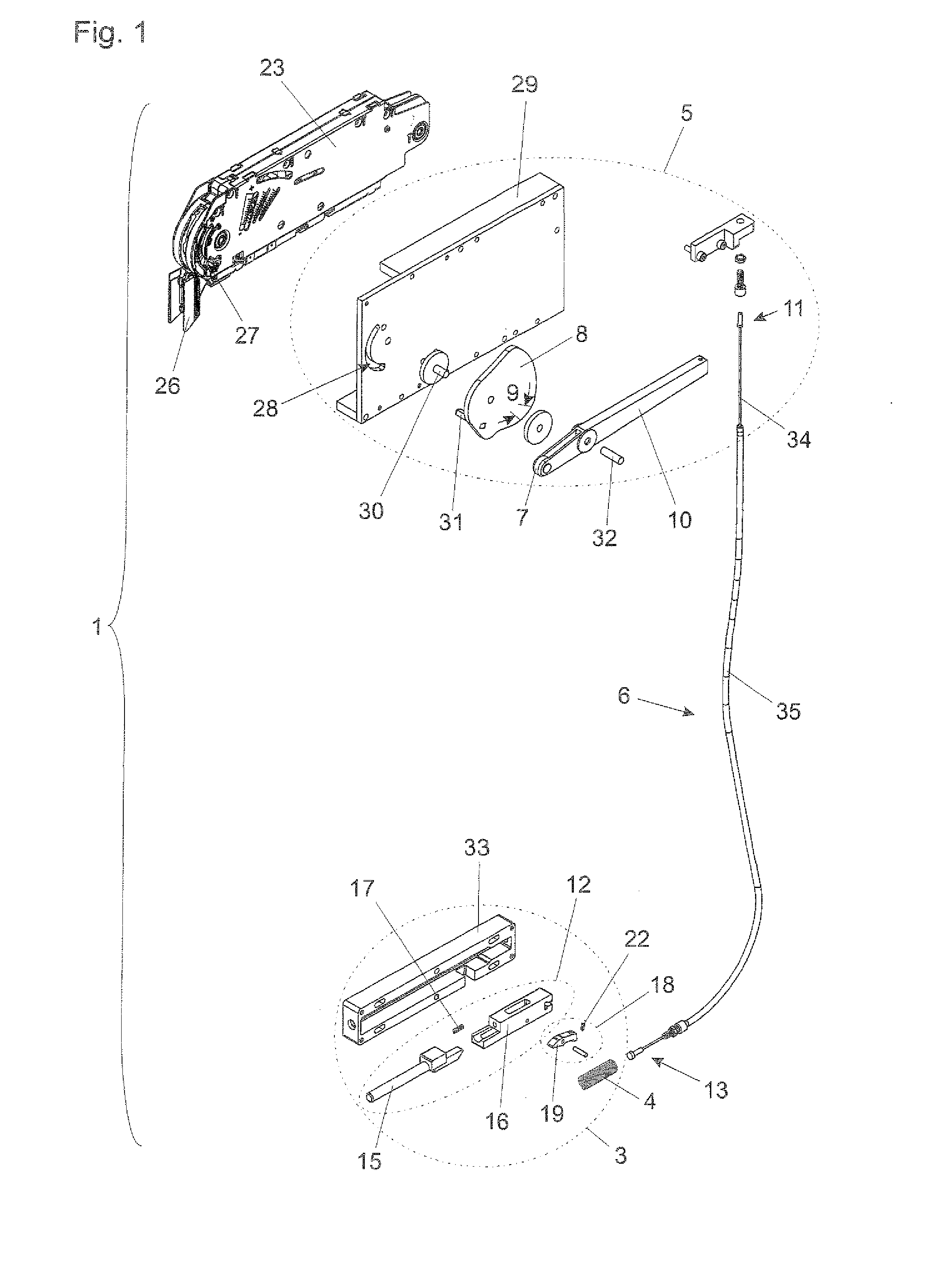 Arrangement for moving a movable furniture part