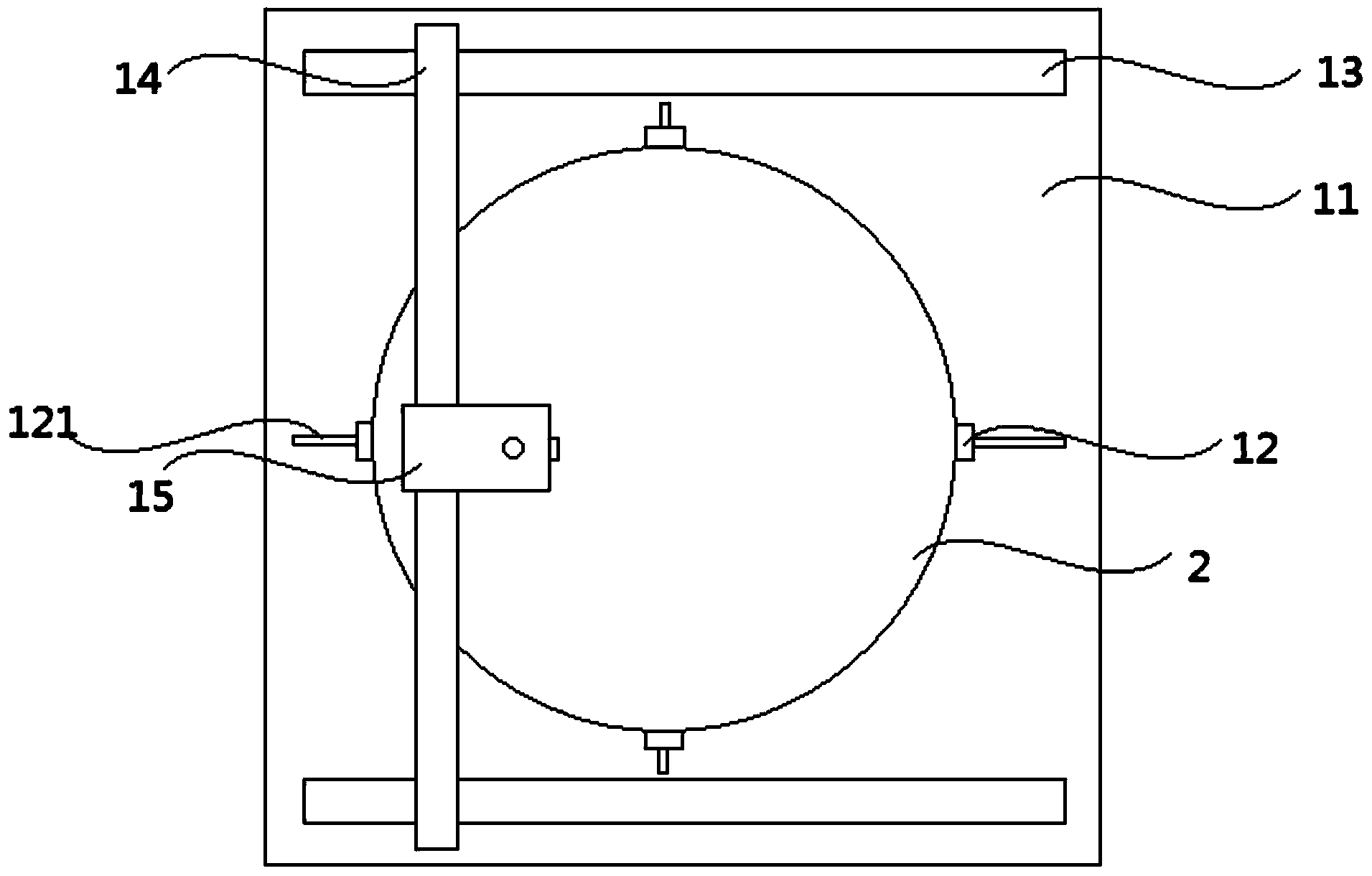 Silicon wafer hardness testing device