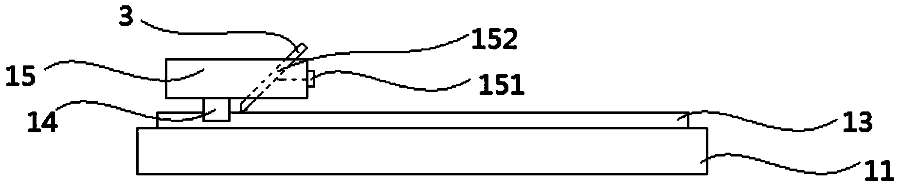 Silicon wafer hardness testing device