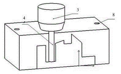 Clamping and fixing method for part blank