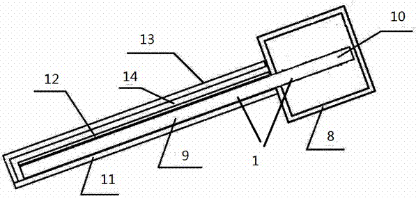 A solar water heater with axial variation of inner fin height