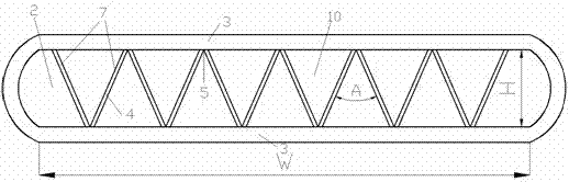 A solar water heater with axial variation of inner fin height