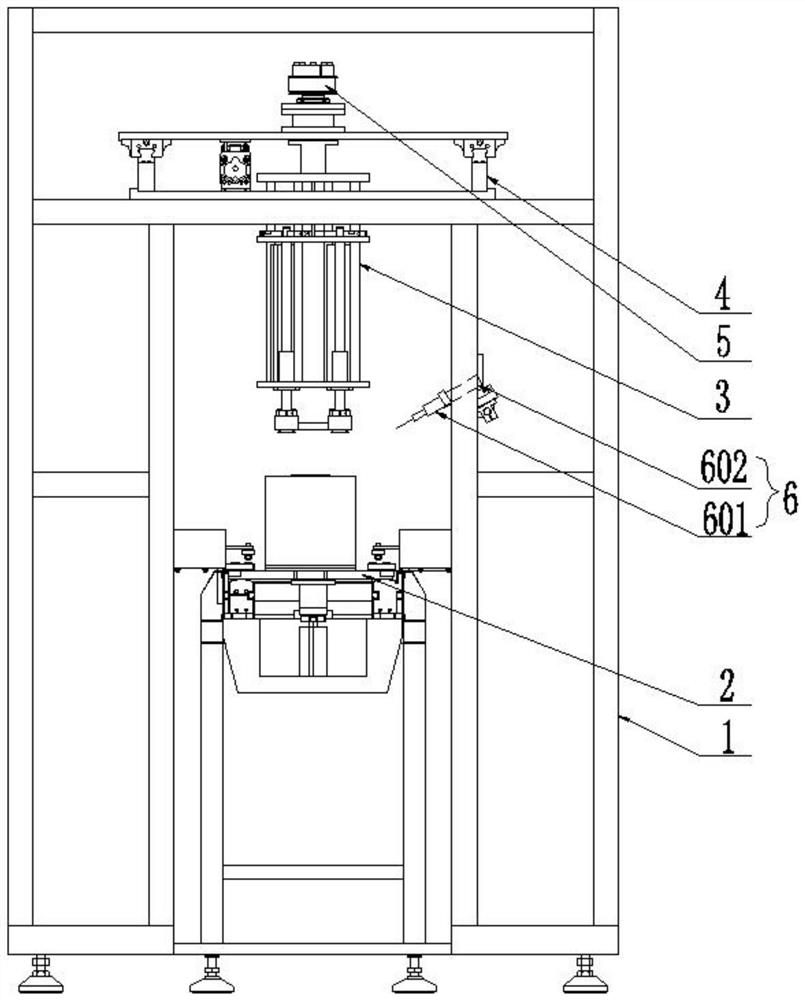 Automatic gluing device