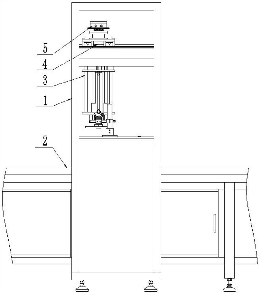 Automatic gluing device