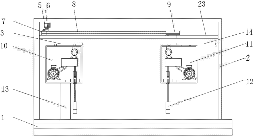 Mechanical part welding clamping device