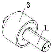 Plug-in type electrical heating tube