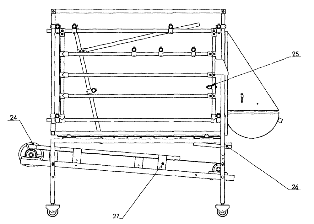 Automatic weighing digestion metabolism cage for pigs and application thereof