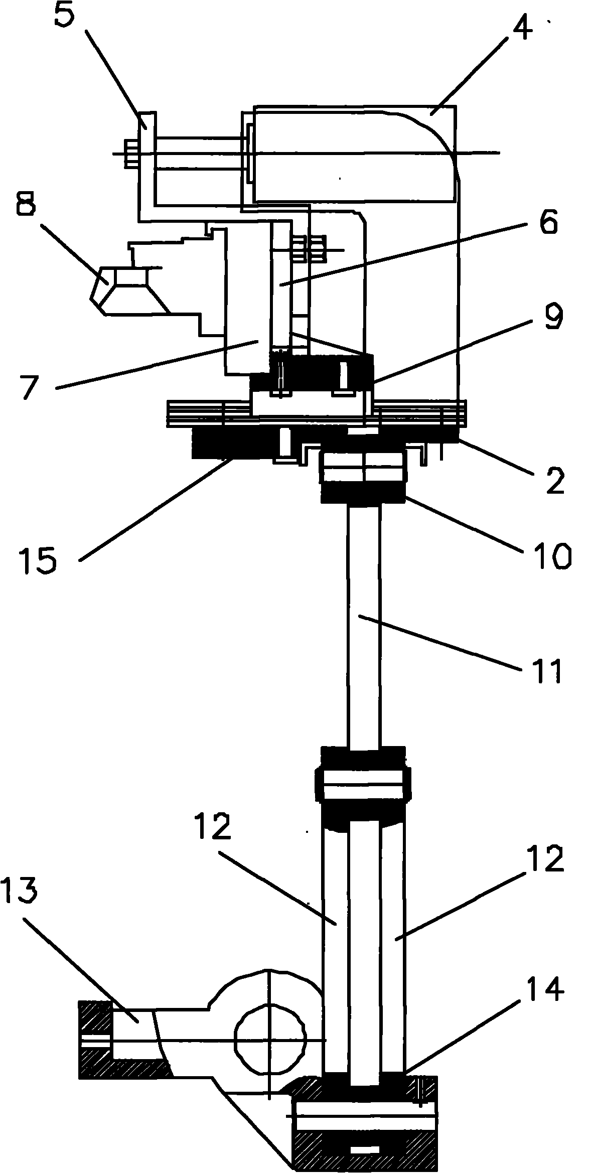 Moving device of tube gripper of spinning machine