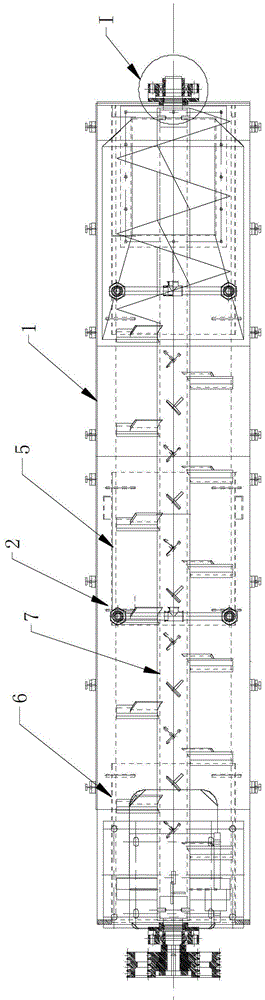 Waste plastic thin film friction washing machine